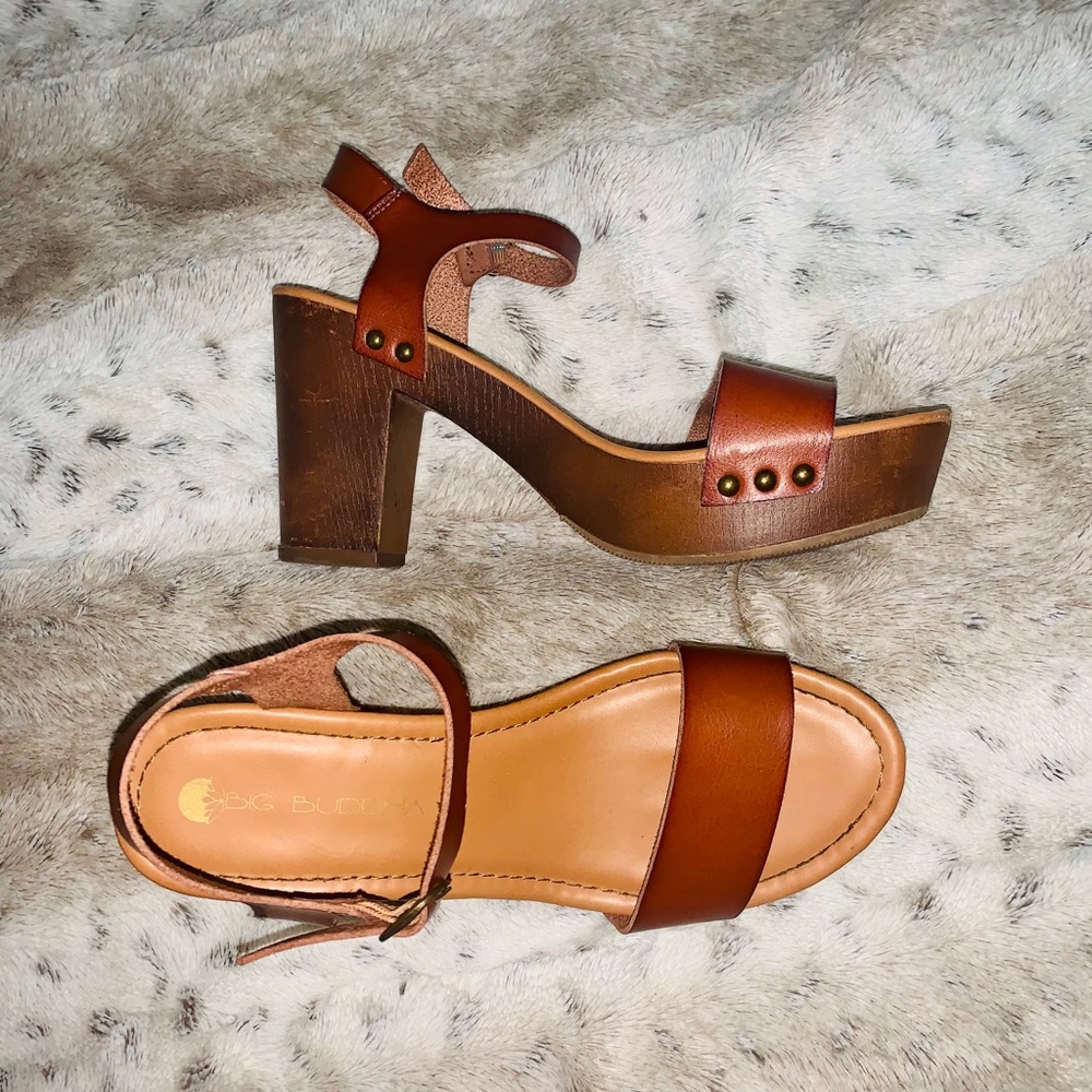 Brown Platform Sandals